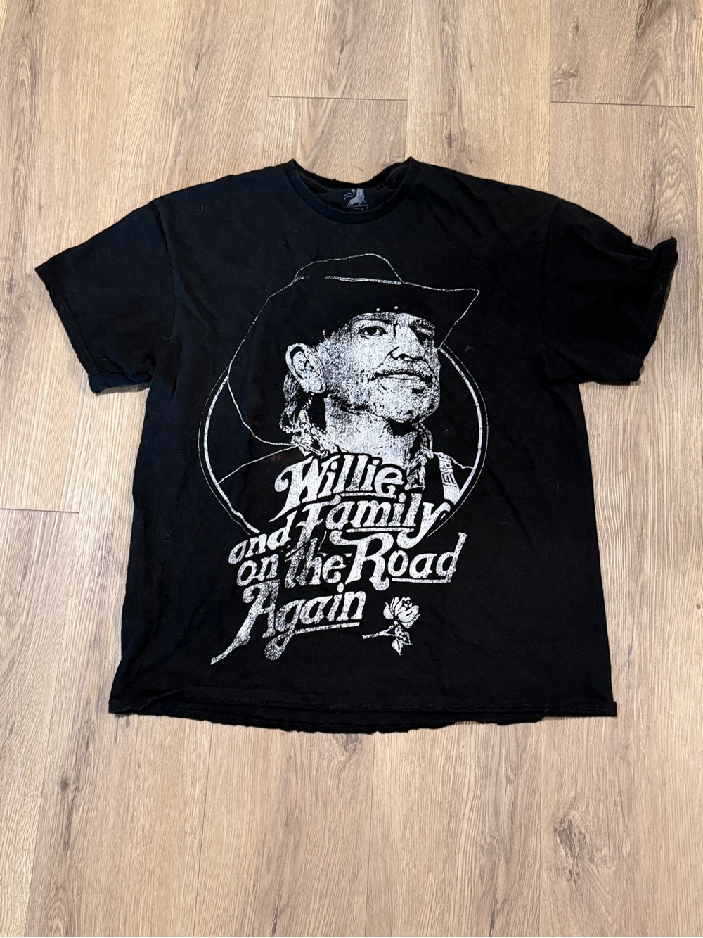 Vintage Black Willie Nelson Graphic Tee
